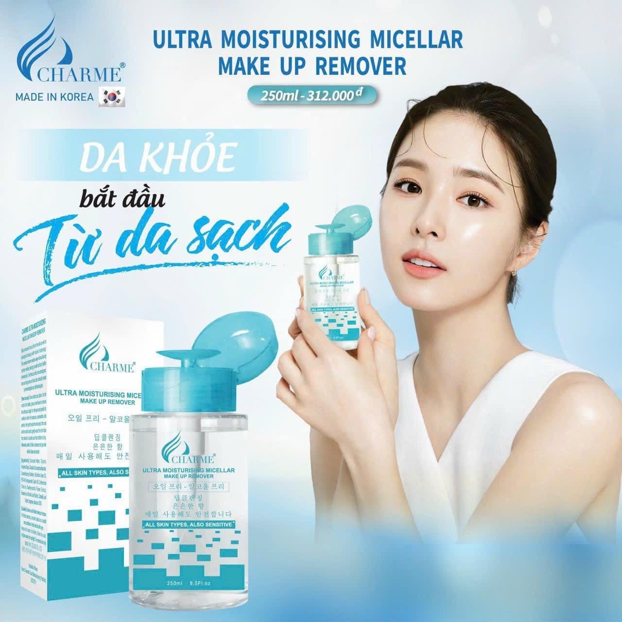 Nước tẩy trang - Ultra Moistursing Micellar Makeuo Remove