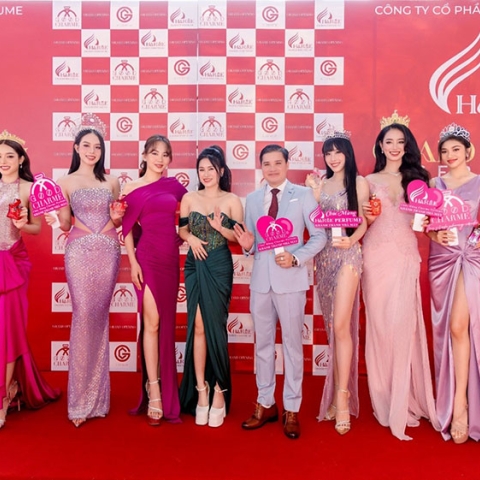 20 hoa hậu, nghệ sỹ diễn viên có mặt chúc mừng khánh thành nhà máy sản xuất nước hoa Charme Perfume theo tiêu chuẩn C-GMP