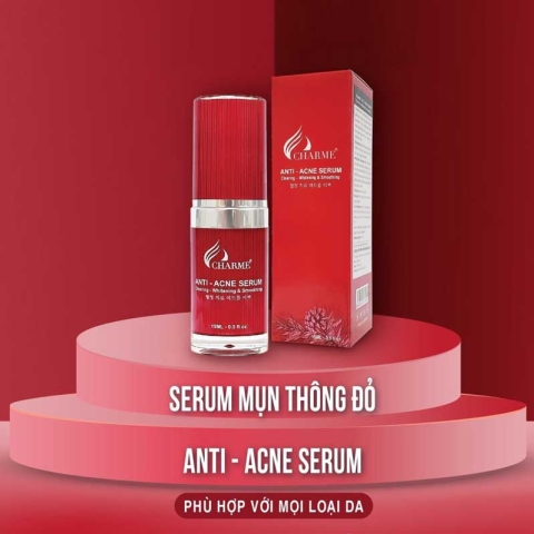 Serum Trị Mụn Charme Thông Đỏ